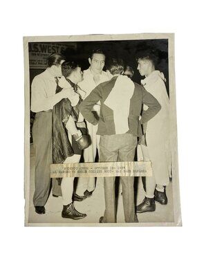 MAX BAER Boxer Referee Photograph World Heavyweight Champion Marino Collins 1920